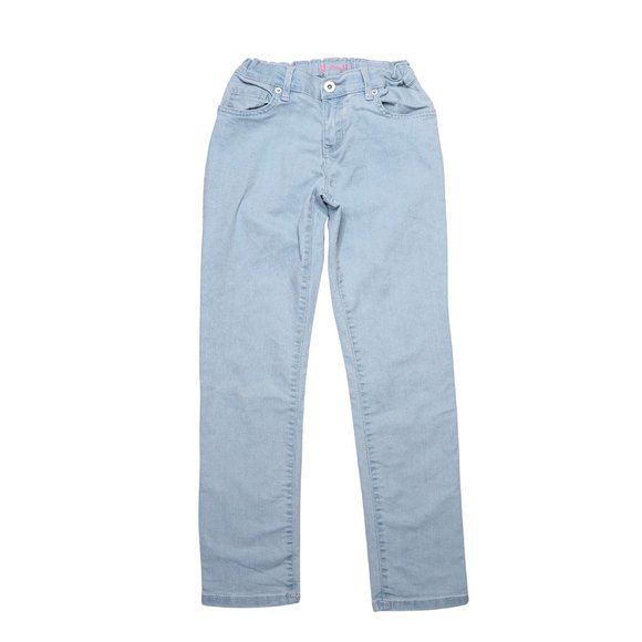 The Childrens Place Jean Skinny Girls Solid Light Blue Jean Design Size 10 - Picture 1 of 6
